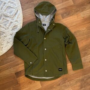 Men's Hurley Olive Green Hooded Jacket